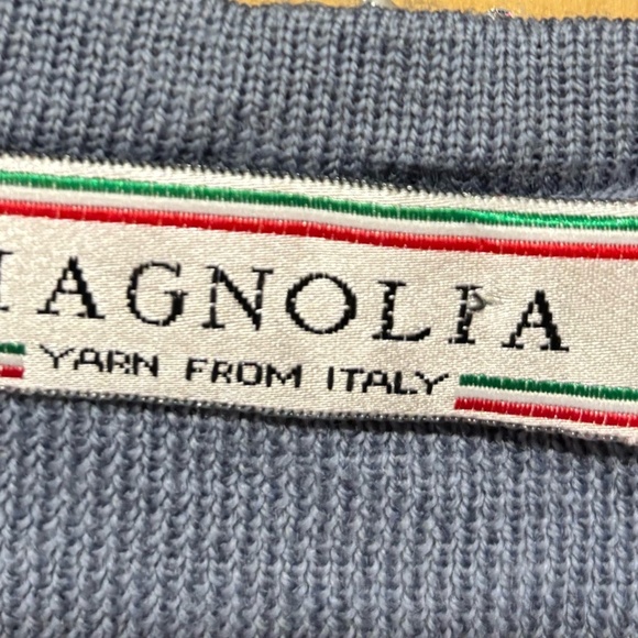 Magnolia Beaded Italian Wool Cardigan Size Small - Picture 3 of 7